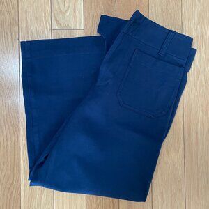 Anthropologie Colette Ponte Pants - Navy Blue - 28 Petite